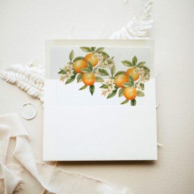 Citrus Little cutie oranges Envelope Liner