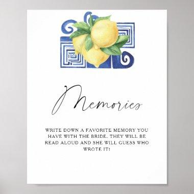 Citrus - memories with the bride poster