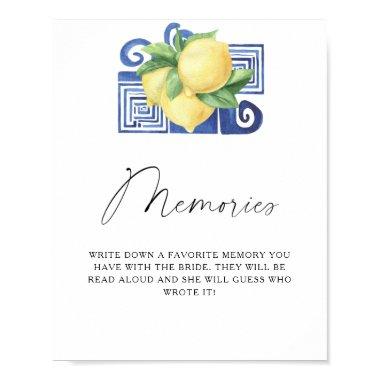 Citrus - memories with the bride poster