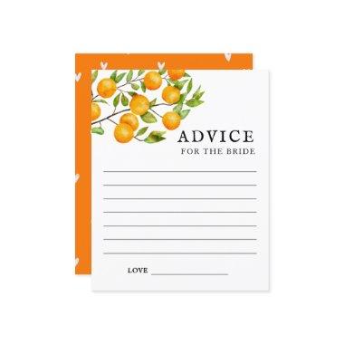 Citrus Orange Advice For the Bride