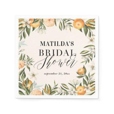Citrus, orange + blossom  party napki napkins