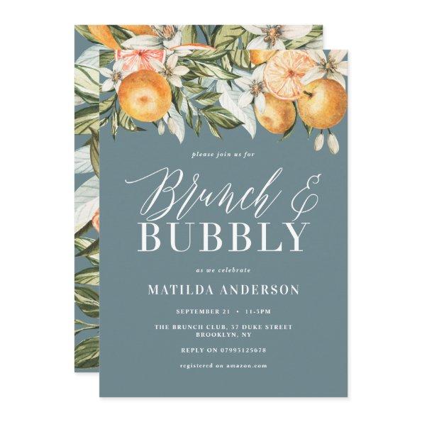Citrus, orange  brunch & bubbly