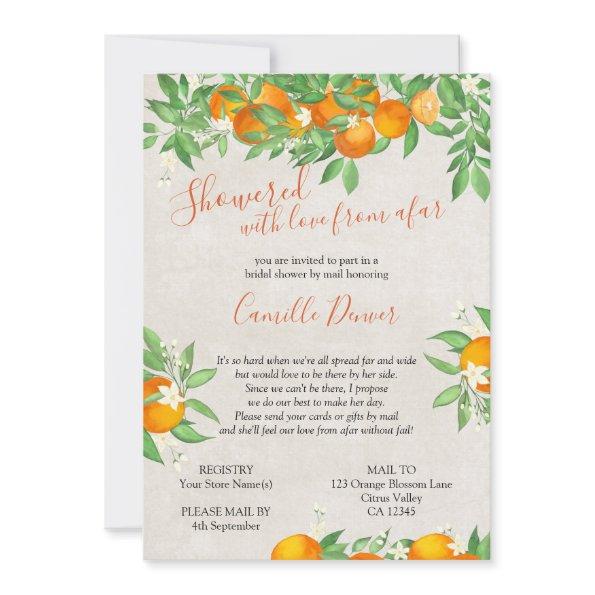 Citrus Orange Love from Afar  by Mail