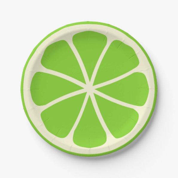 Citrus Party Lime Paper Plates