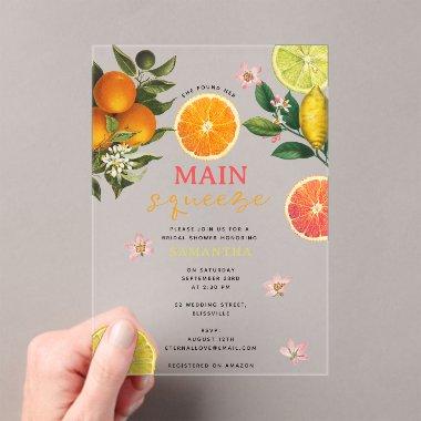 Citrus Pink Main Squeeze  Brunch Acrylic