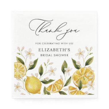 Citrus Pretty Lemon  Napkins