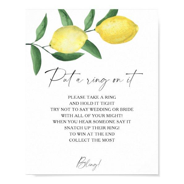 Citrus - spring put a ring on it game poster