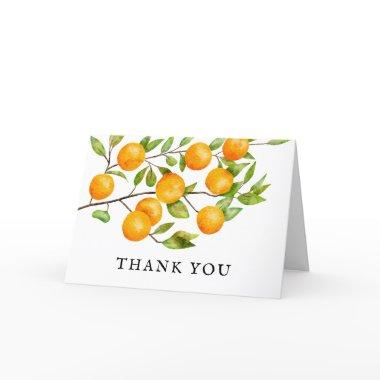 Citrus Summer Bridal Shower Thank You Invitations