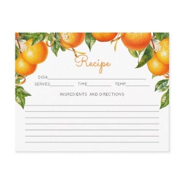 Citrus Theme Orange Recipe Enclosure