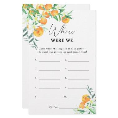 Citrus - Where were we  game