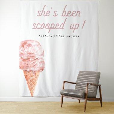 CLARA Retro She's Been Scooped Up Bridal Shower T Tapestry