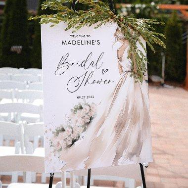 Classic Elegant Bride to be Gown  Poster