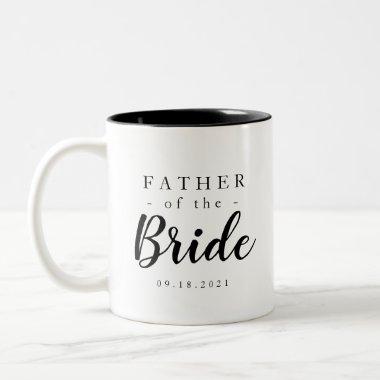 Classic Father of the Bride Two-Tone Coffee Mug