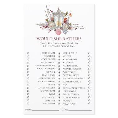 Classic Floral Roses & Lantern  Game
