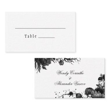 Classic Gothic White Wedding Flat Place