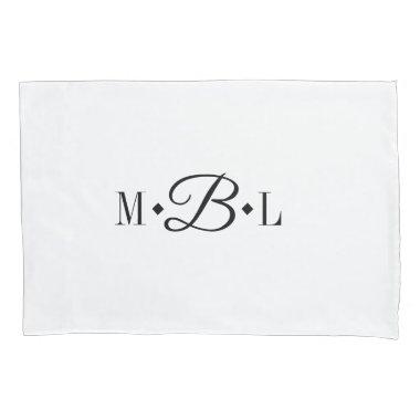 Classic Monogram Custom Pillow Case