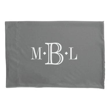 Classic Monogram Custom Pillow Case