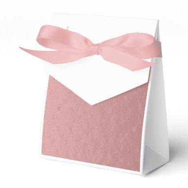 Classic Rose Gold Minimalist Design Holidays Party Favor Boxes