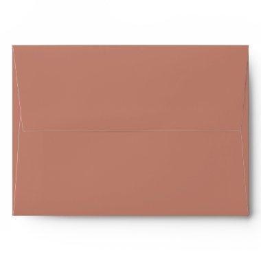 Classic Solid Matching Wedding Blank Clay Envelope