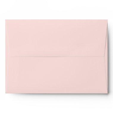 Classic Solid Matching Wedding Blank Light Pink Envelope