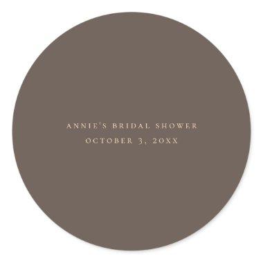 Classical Coffee Calligr.  Classic Classic Round Sticker