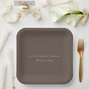 Classical Coffee Calligr  Pap. Plates