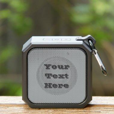 Classy Christmas Silver Winter Solid Color Bluetooth Speaker