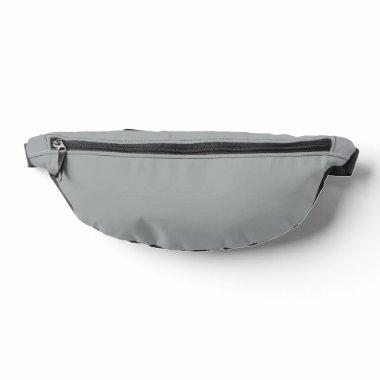 Classy Christmas Silver Winter Solid Color  Fanny Pack