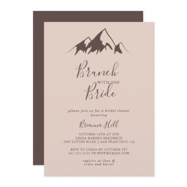 Clear Mountain Brunch with the Bride Shower Invitations