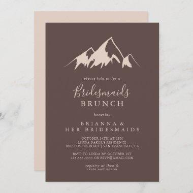 Clear Mountain Country Bridesmaids Brunch Shower Invitations