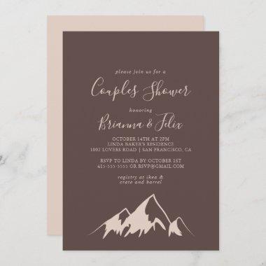 Clear Mountain Country Couples Shower Invitations