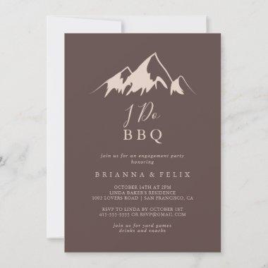 Clear Mountain Country I Do BBQ Engagement Party Invitations
