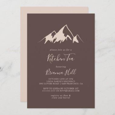 Clear Mountain Country Kitchen Tea Bridal Shower Invitations