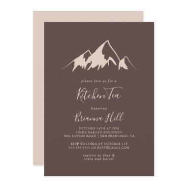 Clear Mountain Country Kitchen Tea Bridal Shower Invitations