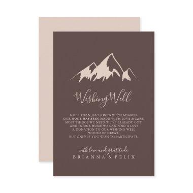 Clear Mountain Country Wedding Wishing Well Enclosure Invitations