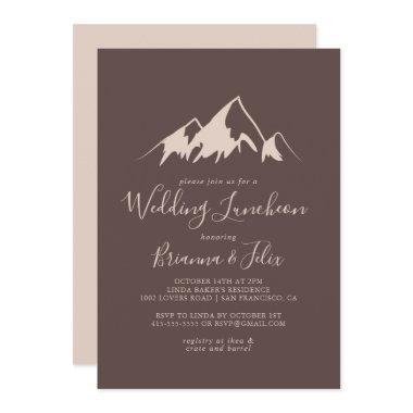 Clear Mountain Wedding Luncheon