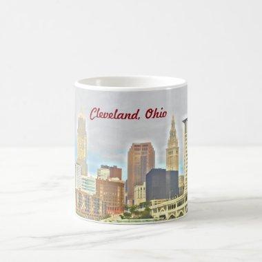 Cleveland OH Riverside View Mug