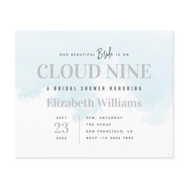 Cloud 9 Minimal Chic Budget  Invite
