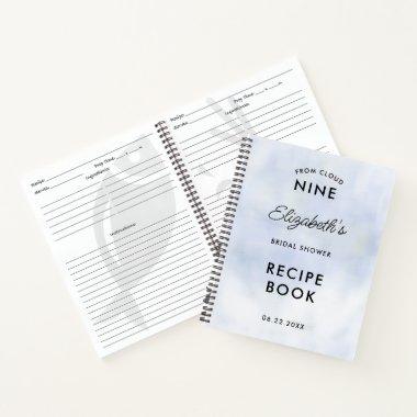 Cloud 9 Pastel Blue Sky  Recipe Book