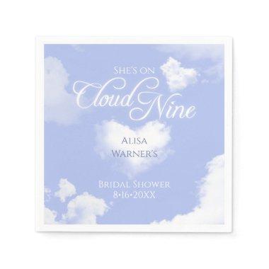 Cloud Nine Personalized  Party Napkins