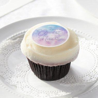 Cloud Nine Romantic Sky Bridal Shower Edible Frosting Rounds