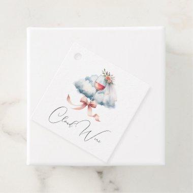 Cloud Wine  Favor Tags