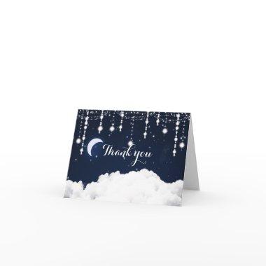 Clouds Starry Sky Celestial Thank You Invitations