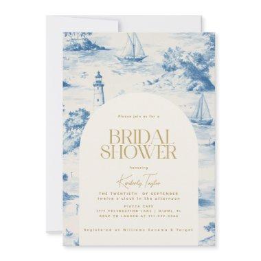 Coastal Chic Toile De Jouy