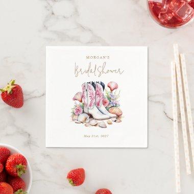 Coastal Pink Cowgirl  Napkins