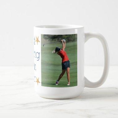 Coastal Two-Photo Best Golfing Mom Ever Coffee Mug