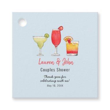 Cocktail drinks Couples shower Thank you Favor Tags