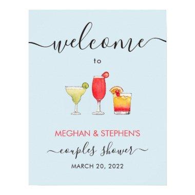 Cocktail mixed drinks Bridal shower Poster