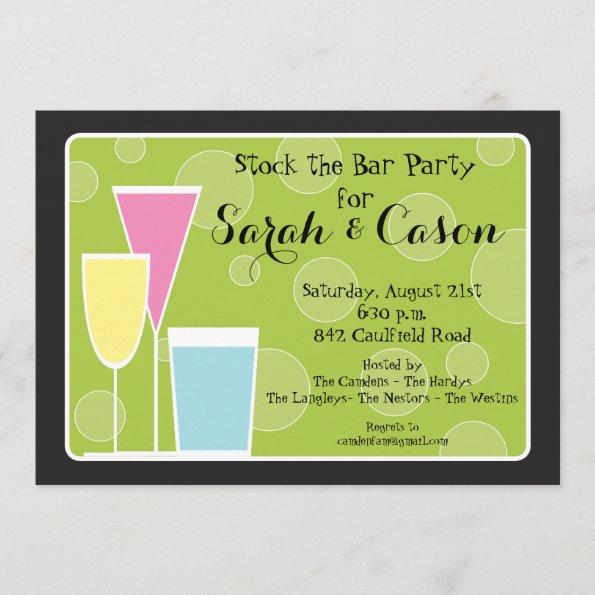 Cocktail Party Trio- Stock the Bar Invitations