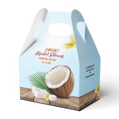 Coconut Tropical Fruit Favor Boxes